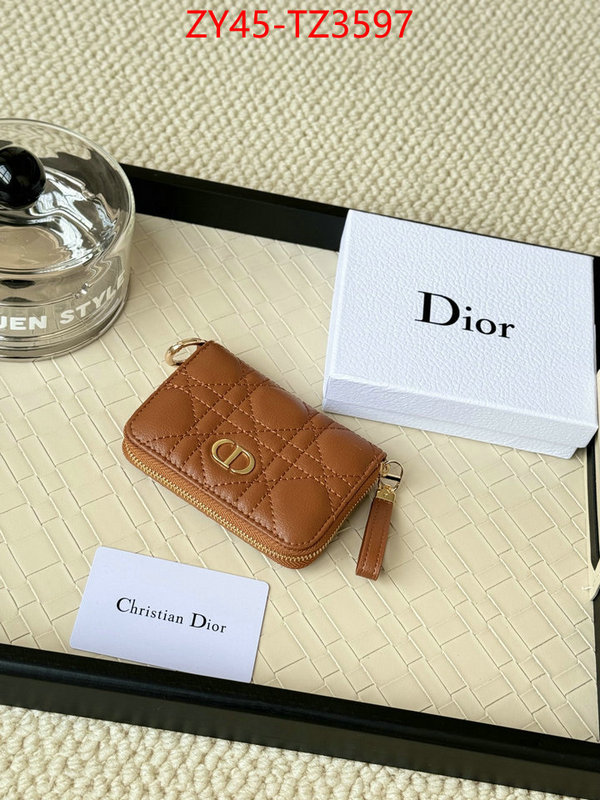 Dior Bags(4A)-Wallet- new designer replica ID: TZ3597 $: 45USD,