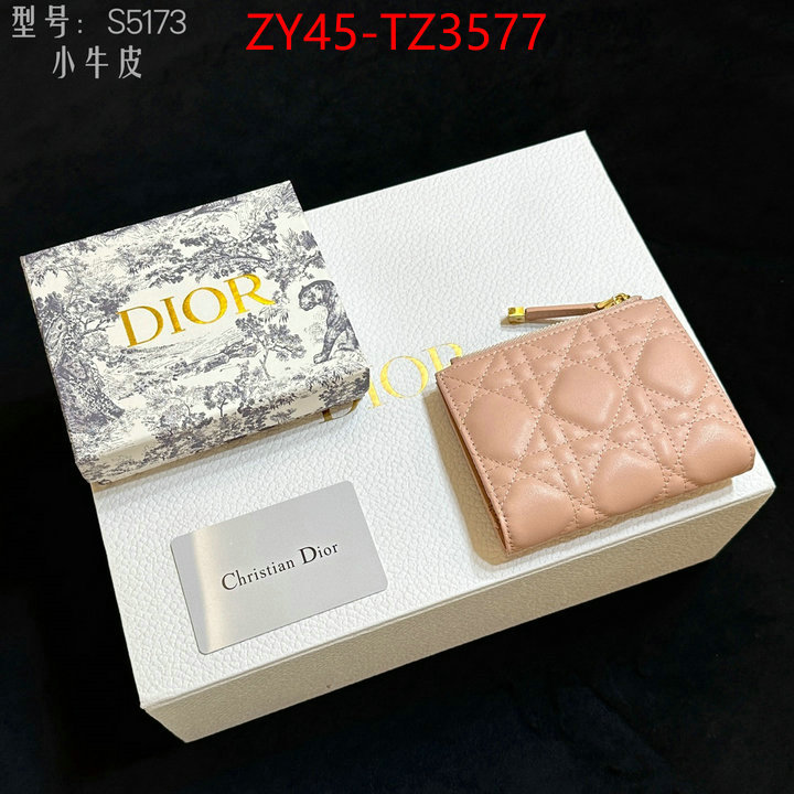 Dior Bags(4A)-Wallet- the highest quality fake ID: TZ3577 $: 45USD,
