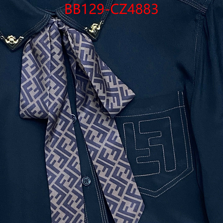 Clothing-Fendi top quality website ID: CZ4883 $: 129USD