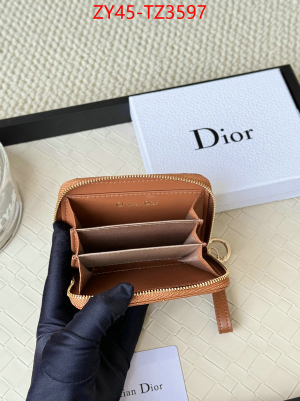 Dior Bags(4A)-Wallet- new designer replica ID: TZ3597 $: 45USD,