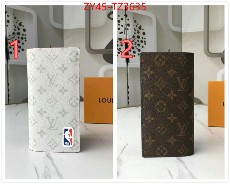 LV Bags(4A)-Wallet the top ultimate knockoff ID: TZ3635 $: 45USD,