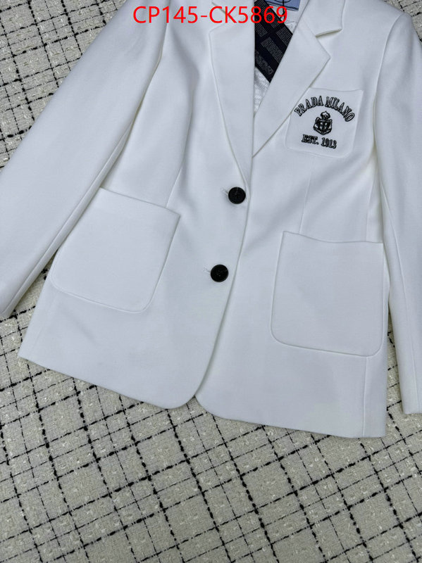 Clothing-Prada only sell high-quality ID: CK5869 $: 145USD