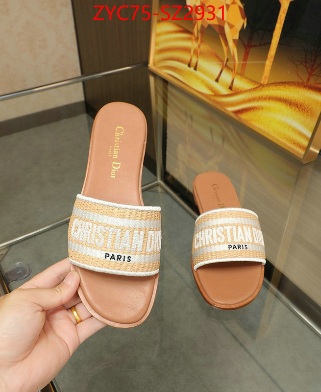Women Shoes-Dior styles & where to buy ID: SZ2931 $: 75USD