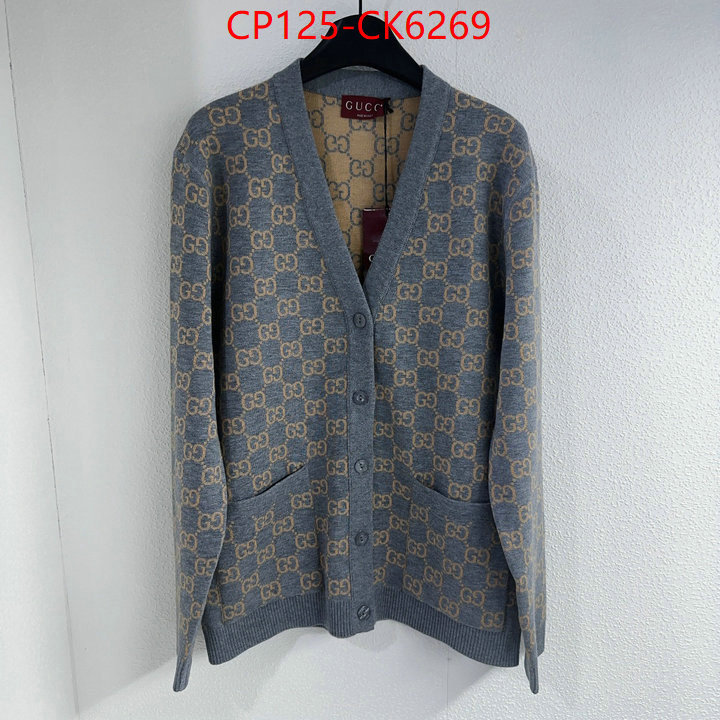 Clothing-Gucci how to start selling replica ID: CK6269 $: 125USD