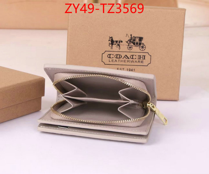Coach Bags(4A)-Wallet what ID: TZ3569 $: 49USD,