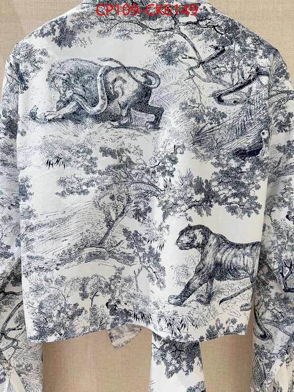 Clothing-Dior top quality designer replica ID: CK6149 $: 109USD
