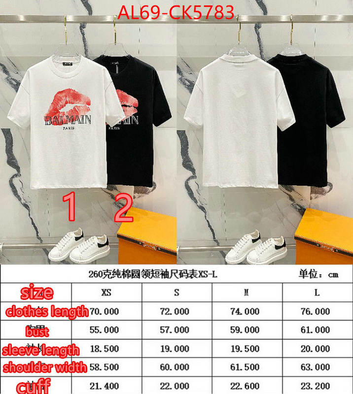 Clothing-Balmain 2024 aaaaa replica 1st copy ID: CK5783 $: 69USD