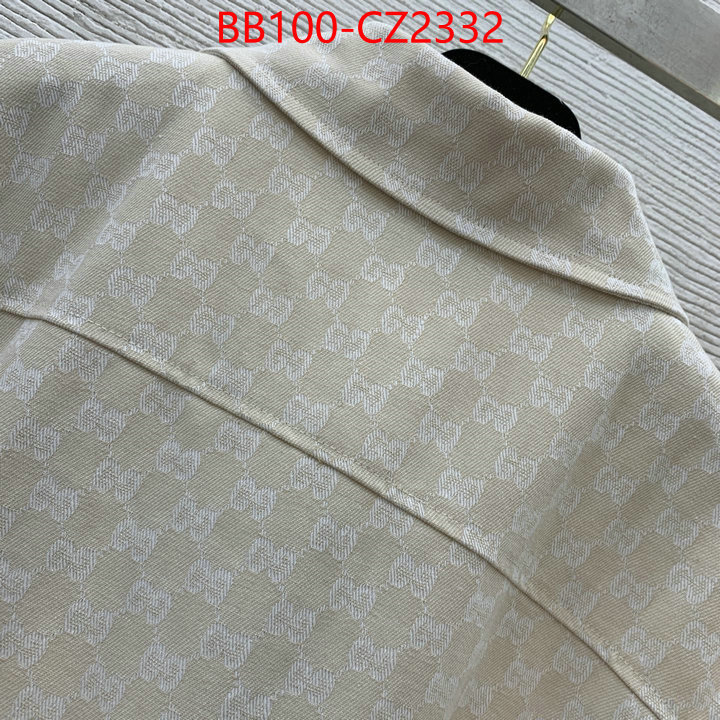 Clothing-Gucci wholesale sale ID: CZ2332 $: 100USD