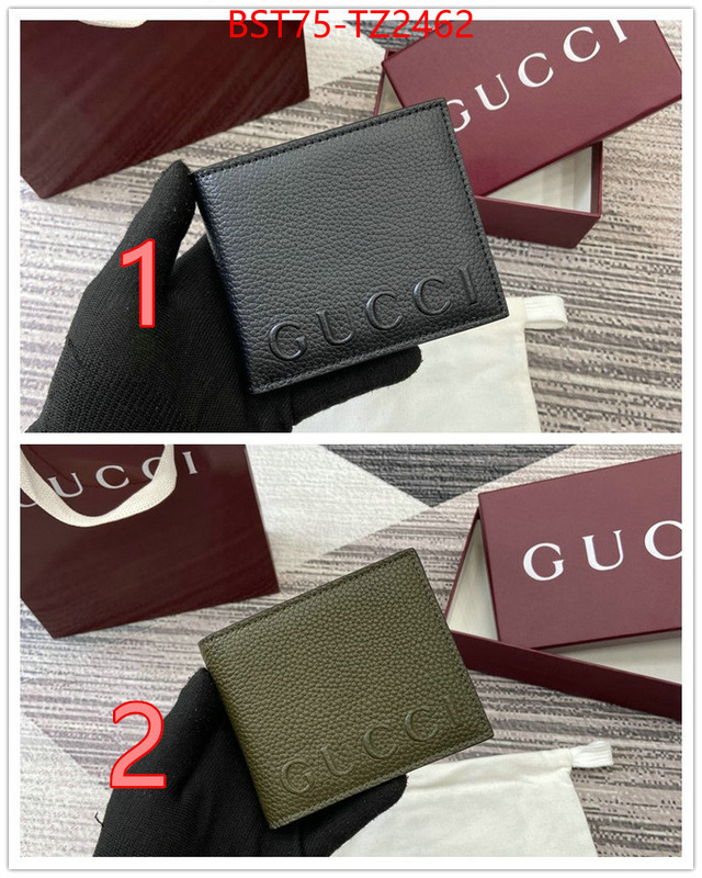 Gucci Bags(TOP)-Wallet- can you buy knockoff ID: TZ2462 $: 75USD,