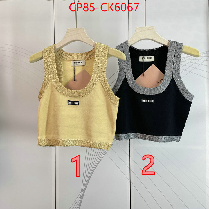 Clothing-MIU MIU knockoff ID: CK6067 $: 85USD