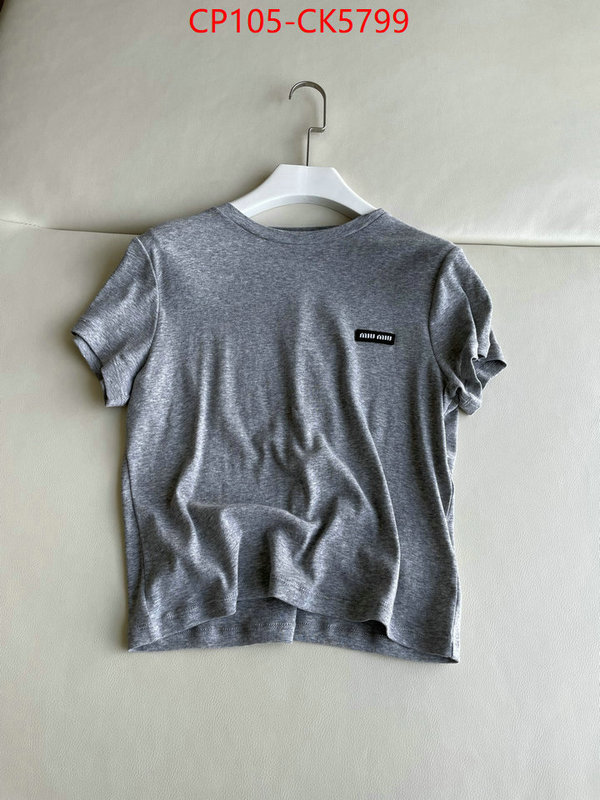 Clothing-MIU MIU replcia cheap ID: CK5799 $: 105USD