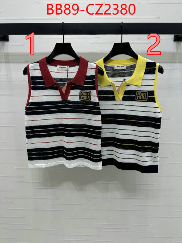 Clothing-MIU MIU styles & where to buy ID: CZ2380 $: 89USD