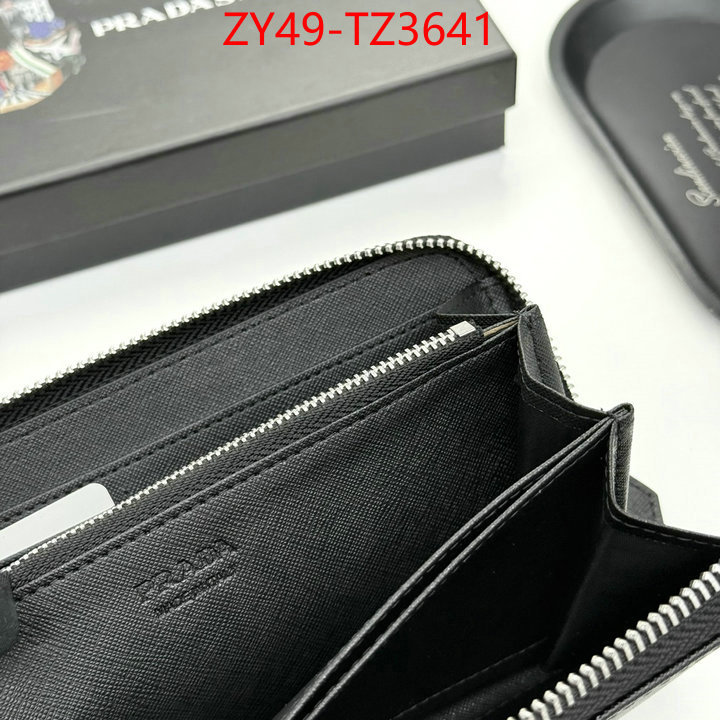 Prada Bags(4A)-Wallet aaaaa customize ID: TZ3641 $: 49USD,