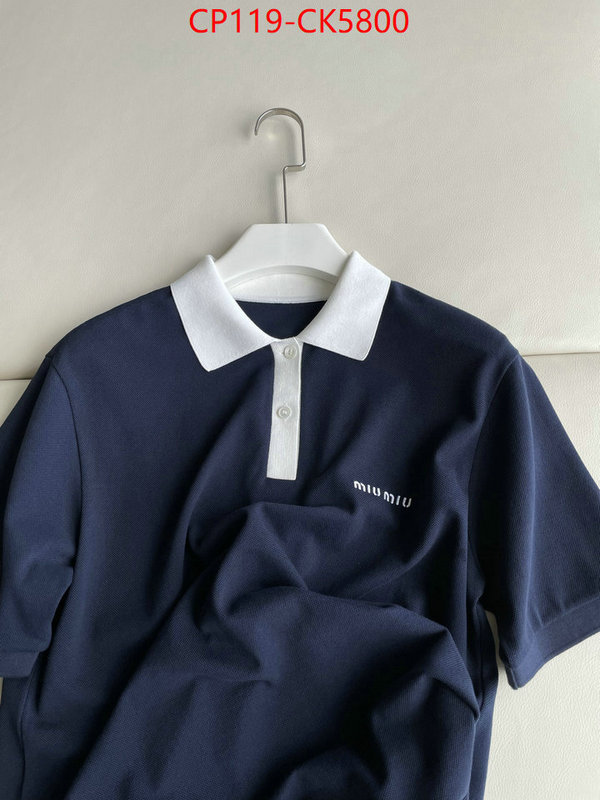 Clothing-MIU MIU copy ID: CK5800 $: 119USD