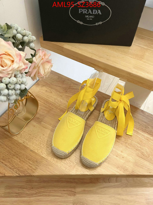 Women Shoes-Prada good quality replica ID: SZ3686 $: 95USD
