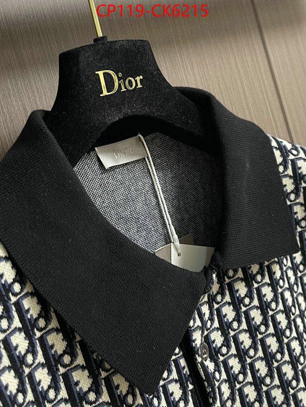 Clothing-Dior luxury fashion replica designers ID: CK6215 $: 119USD