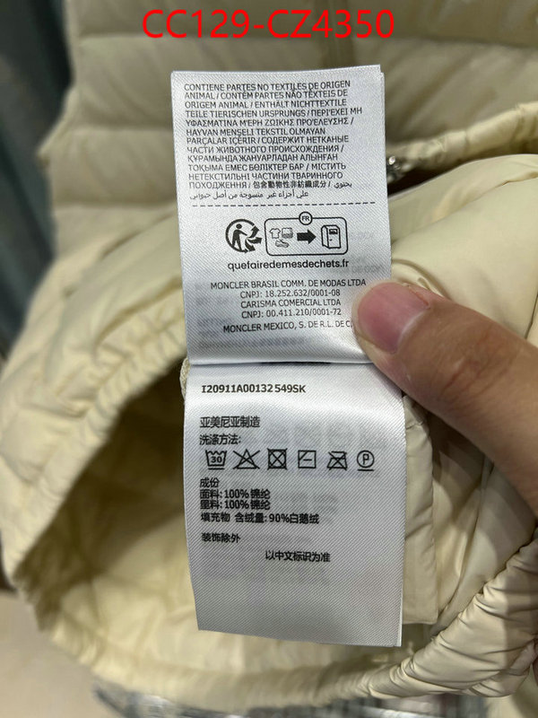 Down jacket Women-Moncler replica aaaaa+ designer ID: CZ4350 $: 129USD