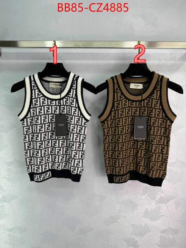 Clothing-Fendi buy high quality cheap hot replica ID: CZ4885 $: 85USD