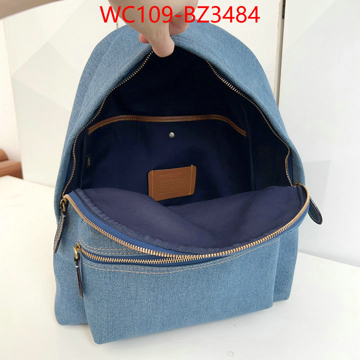 Coach Bags(4A)-Backpack- 2024 perfect replica designer ID: BZ3484 $: 109USD,