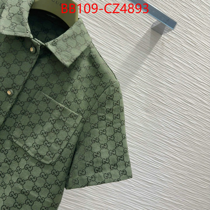 Clothing-Gucci replica best ID: CZ4893 $: 109USD