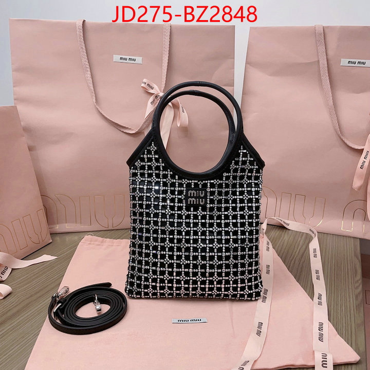 Miu Miu Bags(TOP)-Handbag- best quality fake ID: BZ2848 $: 275USD,