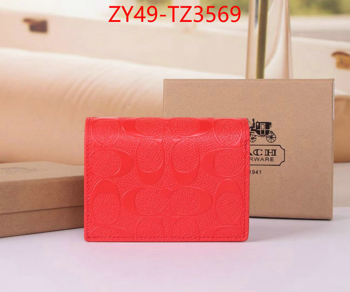 Coach Bags(4A)-Wallet what ID: TZ3569 $: 49USD,