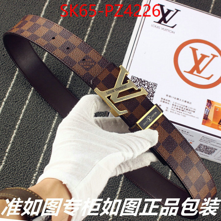 Belts-LV luxury cheap ID: PZ4226 $: 65USD