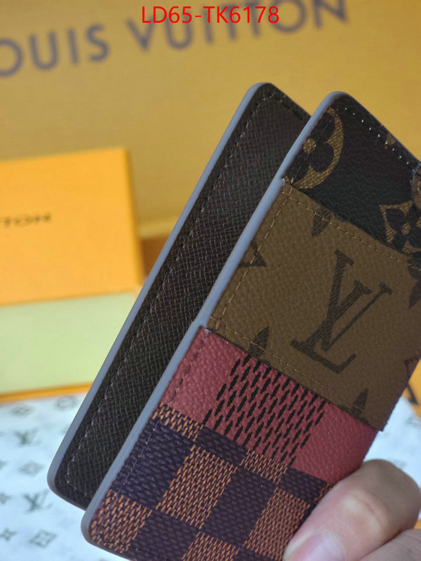 LV Bags(TOP)-Wallet found replica ID: TK6178 $: 65USD,