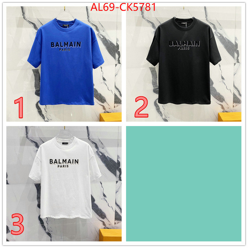 Clothing-Balmain high quality happy copy ID: CK5781 $: 69USD