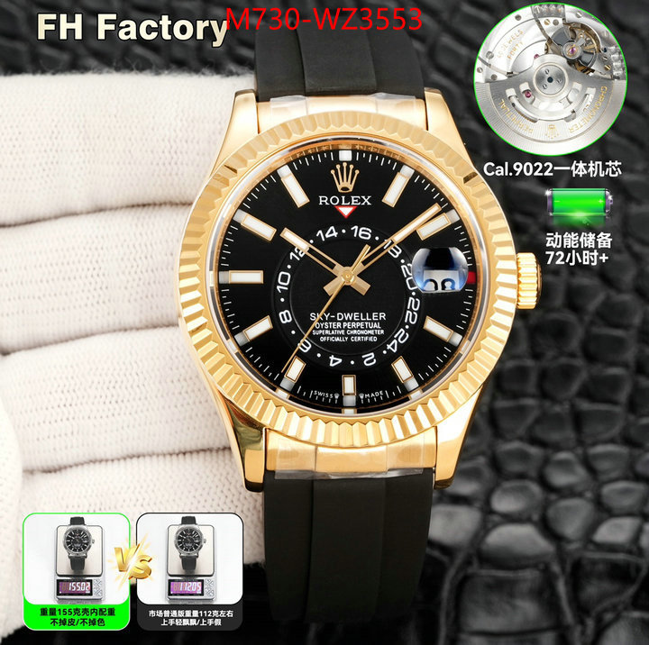 Watch(TOP)-Rolex 7 star quality designer replica ID: WZ3553 $: 730USD