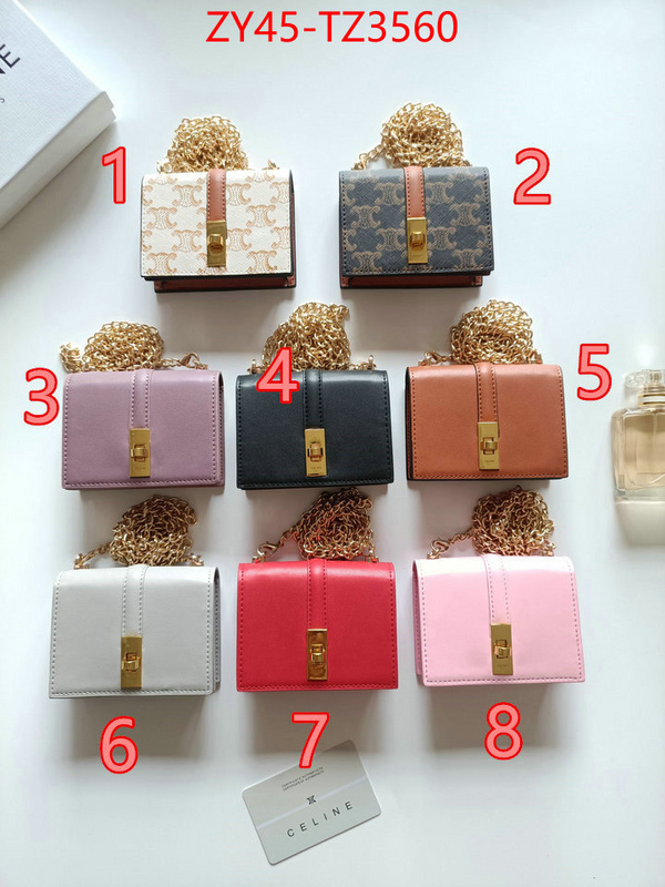 CELINE Bags(4A)-Wallet highest product quality ID: TZ3560 $: 45USD,
