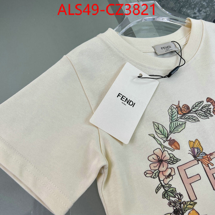 Kids clothing-Fendi for sale online ID: CZ3821 $: 49USD