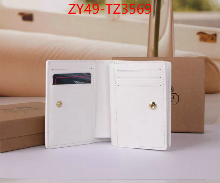 Coach Bags(4A)-Wallet what ID: TZ3569 $: 49USD,