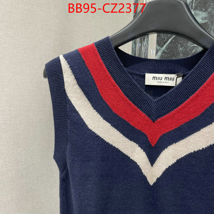 Clothing-MIU MIU where to buy replicas ID: CZ2377 $: 95USD