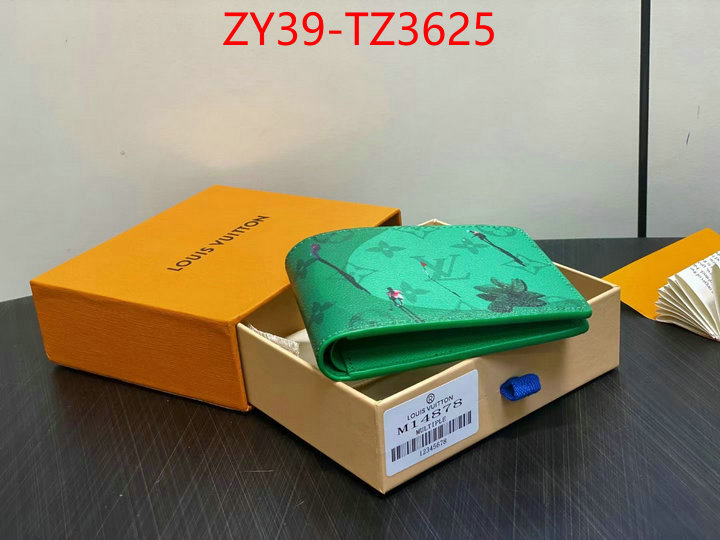 LV Bags(4A)-Wallet top brands like ID: TZ3625 $: 39USD,