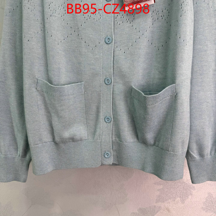 Clothing-Gucci top brands like ID: CZ4898 $: 95USD