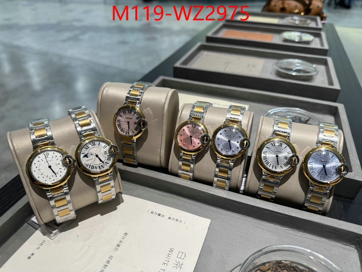 Watch(4A)-Cartier buy best quality replica ID: WZ2975 $: 119USD
