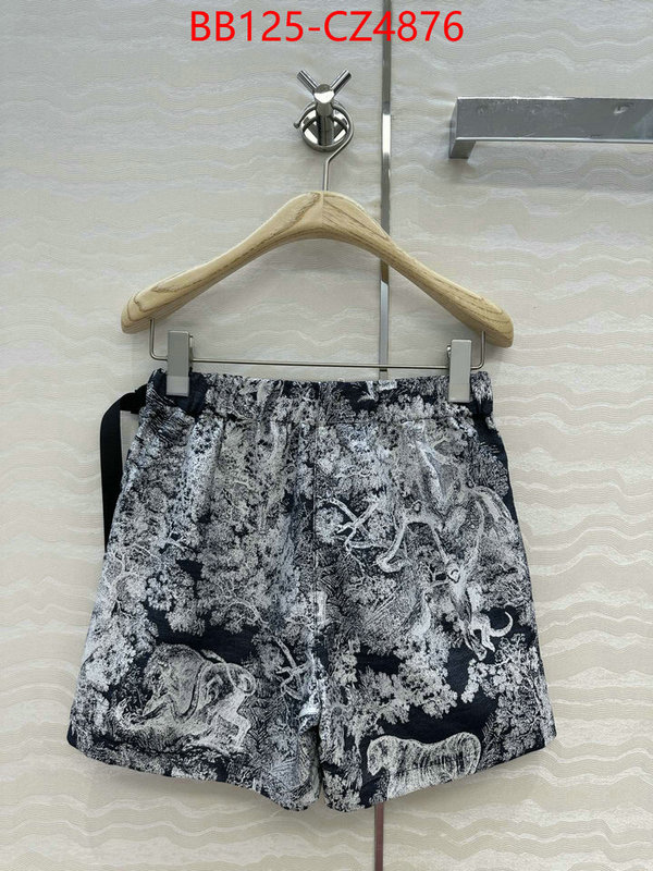 Clothing-Dior customize the best replica ID: CZ4876 $: 125USD