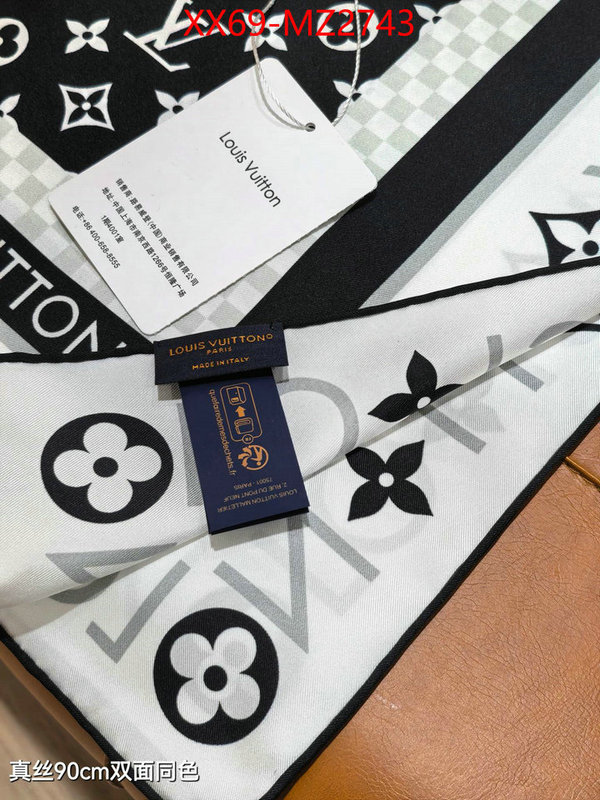 Scarf-LV luxury 7 star replica ID: MZ2743 $: 69USD