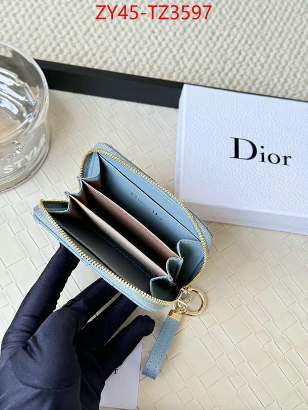 Dior Bags(4A)-Wallet- new designer replica ID: TZ3597 $: 45USD,