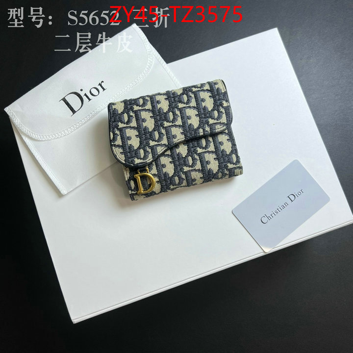 Dior Bags(4A)-Wallet- flawless ID: TZ3575 $: 45USD,