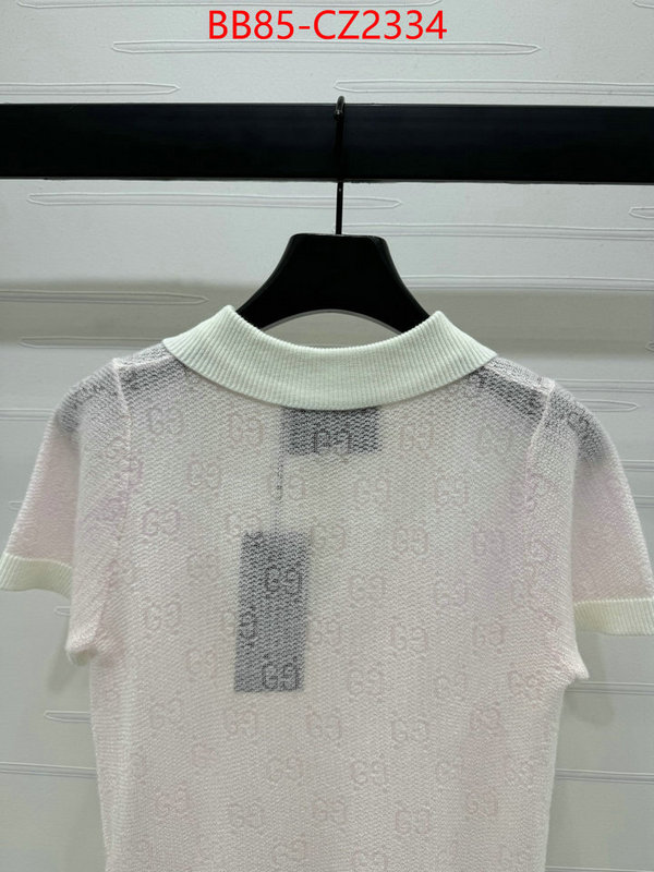 Clothing-Gucci high quality ID: CZ2333 $: 85USD