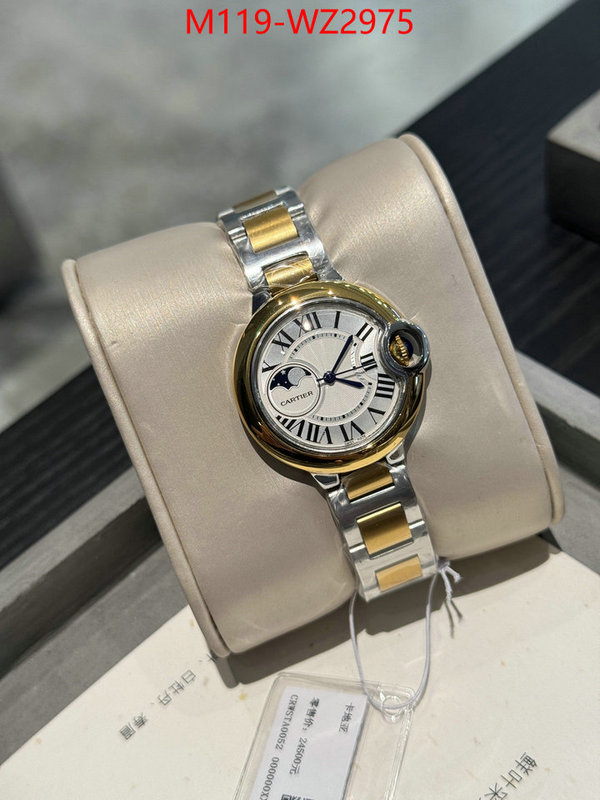 Watch(4A)-Cartier buy best quality replica ID: WZ2975 $: 119USD