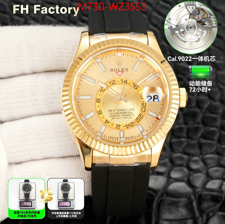Watch(TOP)-Rolex 7 star quality designer replica ID: WZ3553 $: 730USD