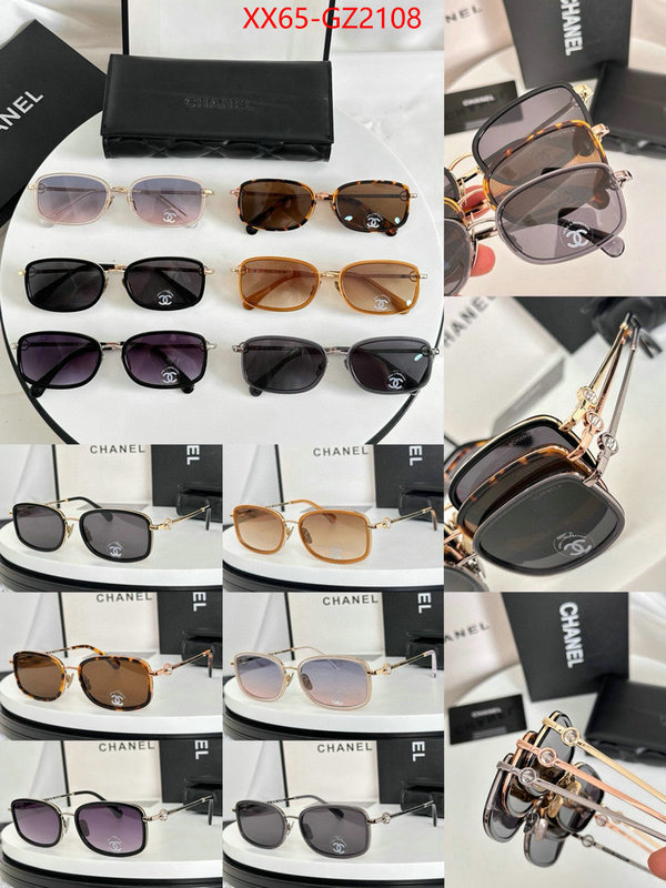 Glasses-Chanel replica 1:1 ID: GZ2108 $: 65USD