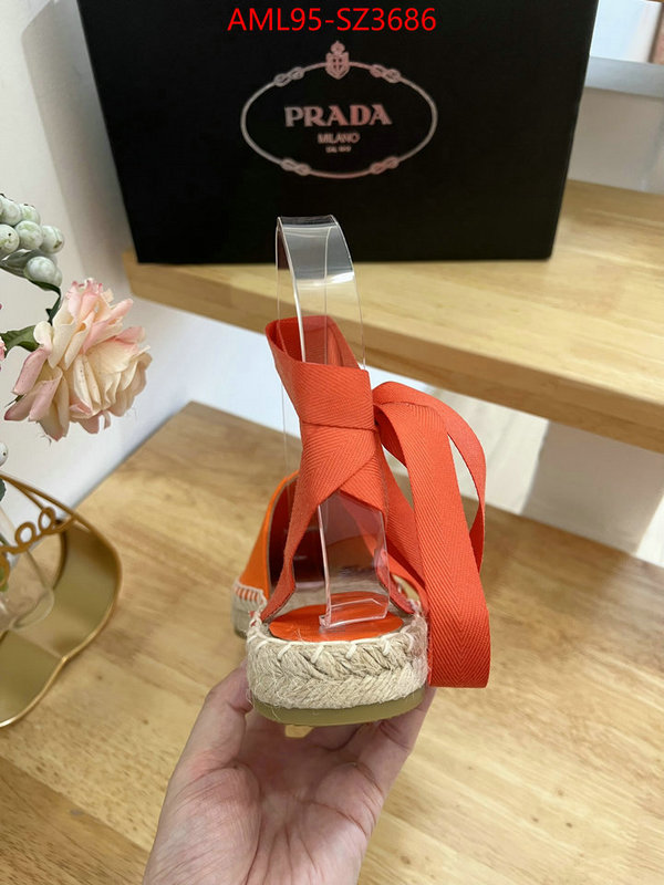 Women Shoes-Prada good quality replica ID: SZ3686 $: 95USD