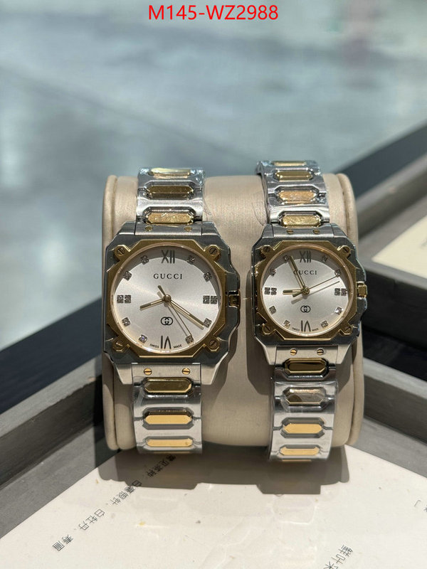 Watch(4A)-Gucci aaaaa+ quality replica ID: WZ2988 $: 145USD