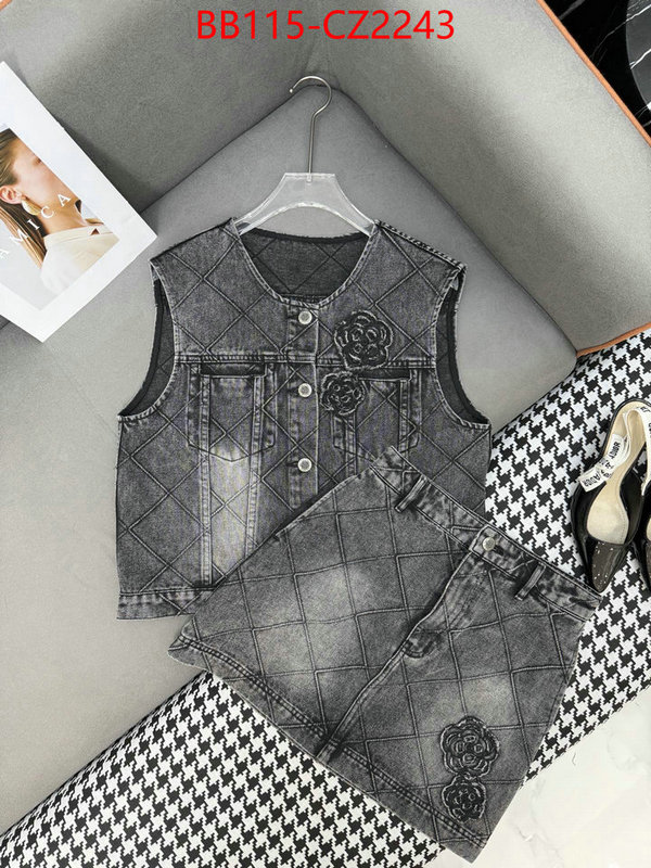 Clothing-Chanel shop designer replica ID: CZ2243 $: 115USD