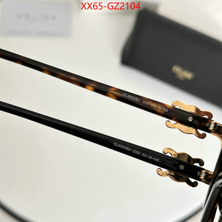 Glasses-CELINE best replica new style ID: GZ2104 $: 65USD
