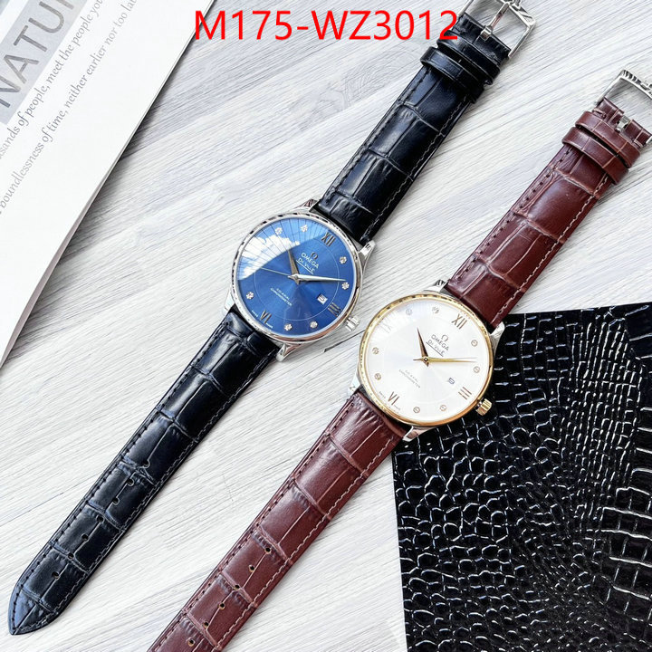 Watch(4A)-Omega high quality replica designer ID: WZ3012 $: 175USD-shoes yupoo Watch(4A)-Omega high quality replica designer ID: WZ3012 $: 175USD